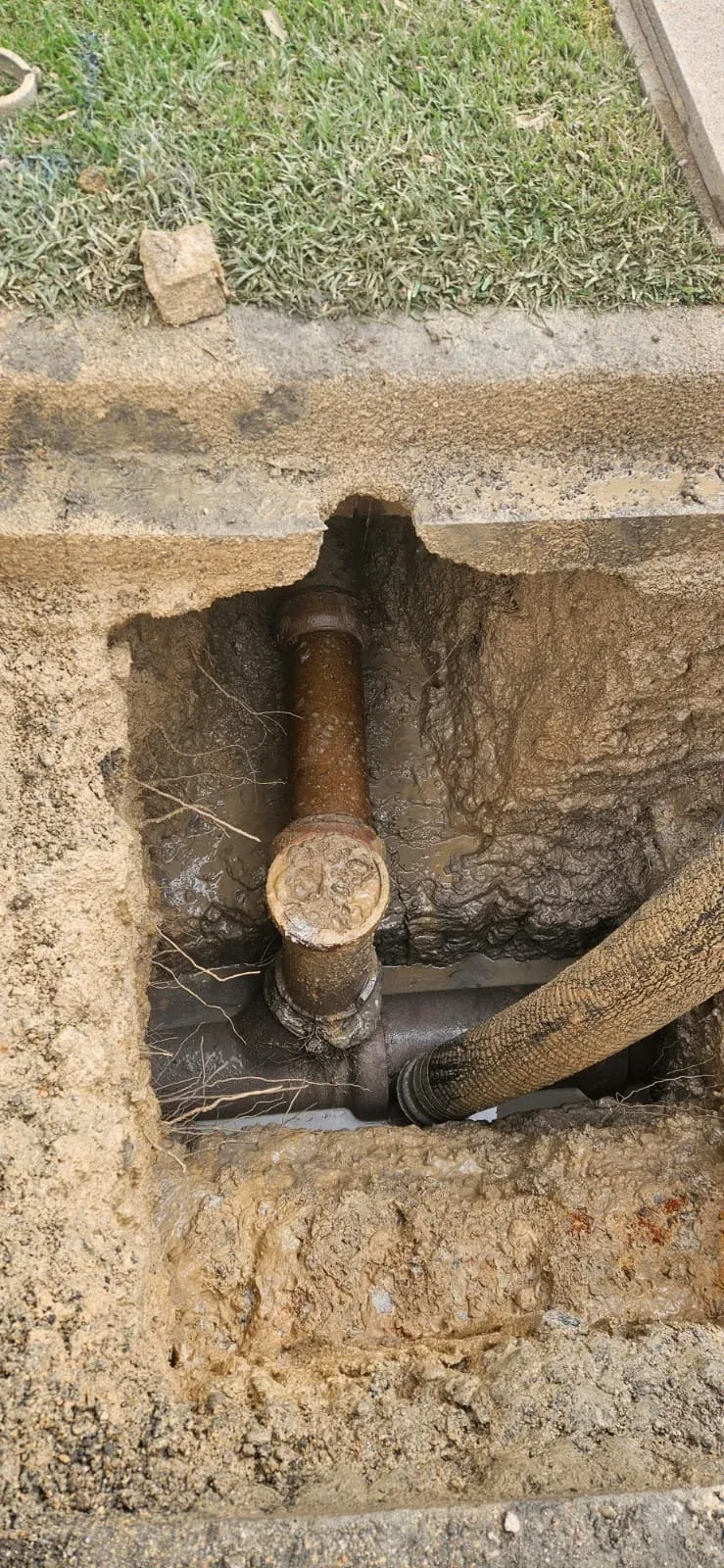 ASB Vac Services potholing on a Sydney construction site